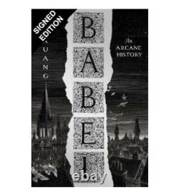 Kuang'Babel An Arcane History'. SIGNED Waterstones Excl BLACK 