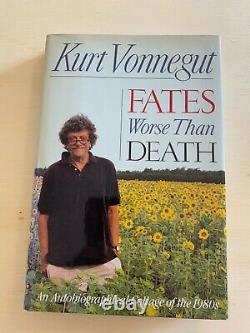 Kurt Vonnegut Book Signed 1st Edition Fates Worse than Death