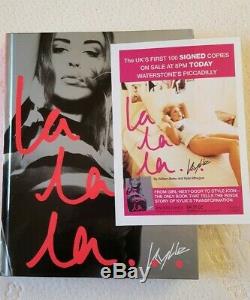 Kylie Minogue Hand Signed Autographed La La La photo Book LIMITED EDITION