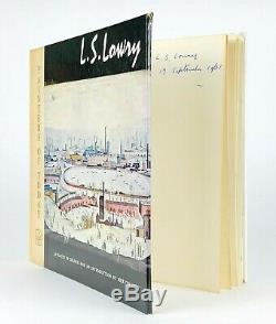L. S LOWRY SIGNED -PAINTERS OF TODAY- MERVYN LEVY, 1st EDITION, STUDIO BOOKS 1961