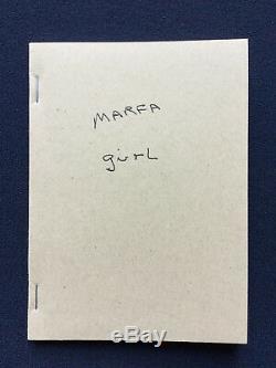 LARRY CLARK Marfa Gurl Special Edition 2012 Signed Photobook girl