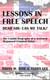 LESSONS IN FREE SPEECH' New rare limited edition numbered signed hardback book