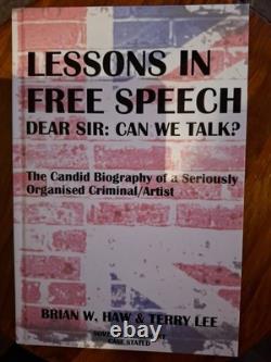LESSONS IN FREE SPEECH' New rare limited edition numbered signed hardback book