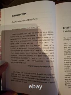 LESSONS IN FREE SPEECH' New rare limited edition numbered signed hardback book