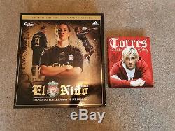 LIVERPOOL Away Shirt Limited Edition TORRES And Signed Book Bundle
