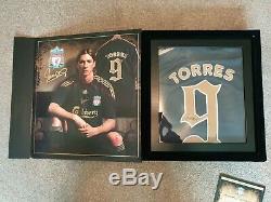 LIVERPOOL Away Shirt Limited Edition TORRES And Signed Book Bundle