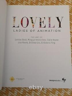 LOVELY LADIES OF ANIMATION Hardback Book 1st Edition 2014 WITH SIGNED SKETCHES