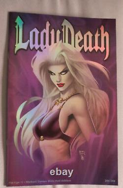 Lady Death Michael Turner Variant Cover Set 3 Comic Books Limited Edition RARE