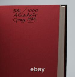 Lanark by Alasdair Gray Ltd. Ed. Signed Hardcover with orig. Self Port