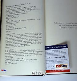 Lauren Bacall Signed Autograph Now 1st Edition Book PSA/DNA COA