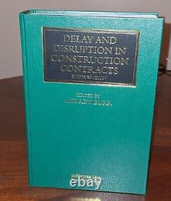 Legal & Engineering book Delay and Disruption in Construction Contracts 2024