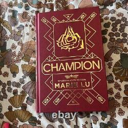 Legend by Marie Lu 10 Year Anniversary 4 Book Fairyloot Edition Signed