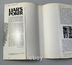 Liar's Poker-Michael Lewis-SIGNED! -First/1st Edition/6th Printing-1st Book-RARE