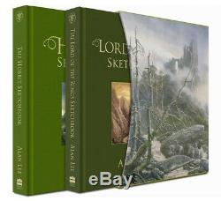 Limited Edition Signed The Hobbit & The Lord of the Rings Sketchbooks 3000 Only