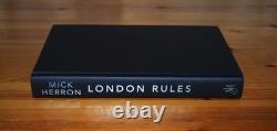 London Rules by Mick Herron SIGNED LINED DATED UK Hardback 2018 NEW & UNREAD 1/1