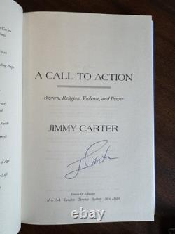 Lot of 8 SIGNED President Jimmy Carter Hardcover Books incl. 6 1st Editions HCDJ