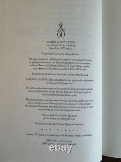 Lot of 8 SIGNED President Jimmy Carter Hardcover Books incl. 6 1st Editions HCDJ