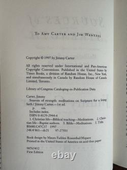 Lot of 8 SIGNED President Jimmy Carter Hardcover Books incl. 6 1st Editions HCDJ