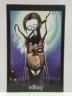 Lot of Roman Dirge Art Prints and Signed Lenore Noogies 1st Edition Book