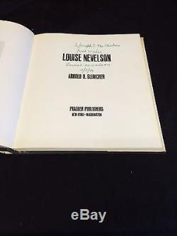 Louise Nevelson Assemblage Artist Signed Autograph 1st Edition Hardback Book