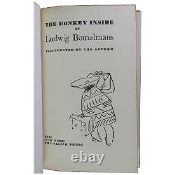 Ludwig Bemelmans / The Donkey Inside Signed Publisher's Copy 1st Edition 1941