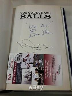 MARIANO RIVERA Yankees & BRANDON STEINER SIGNED Book BALLS 1st Edition JSA COA