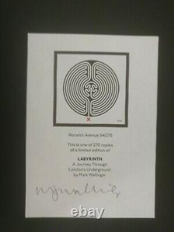 MARK WALLINGER Labyrinth Limited First Edition signed and numbered book