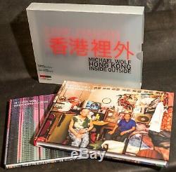 MICHAEL WOLF Hong Kong Inside/Outside 2 SIGNED Photos with DELUXE Edition Book