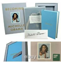 MICHELLE OBAMA SIGNED BECOMING Book Autographed 1st Edition Still Sealed