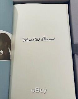 MICHELLE OBAMA SIGNED COPY Becoming Book Box Gift Set Autograph 1st Edition