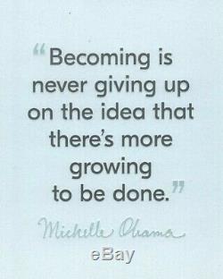 MICHELLE OBAMA Signed Autographed BECOMING Deluxe Edition Cloth Hardcover Book