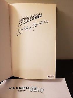 MICKEY MANTLE New York Yankees SIGNED Book ALL MY OCTOBERS 1st Edition JSA LOA