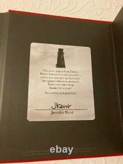 MISTER BABADOOK Pop-up Book 1st Edition Signed Jennifer Kent