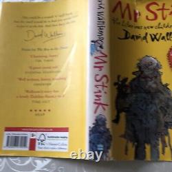 MR STINK DAVID WALLIAMS FIRST EDITION HARDBACK BOOK SIGNED 1st Print 2009