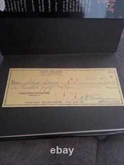 MUHAMMAD ALI. JOE FRAZIER. GEORGE FOREMAN SIGNED AUTOBIOGRAPHIES (with COA)