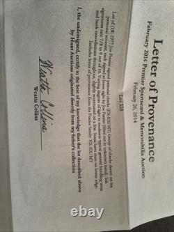 MUHAMMAD ALI. JOE FRAZIER. GEORGE FOREMAN SIGNED AUTOBIOGRAPHIES (with COA)