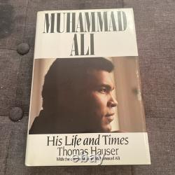 MUHAMMAD ALI. JOE FRAZIER. GEORGE FOREMAN SIGNED AUTOBIOGRAPHIES (with COA)