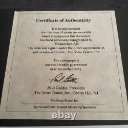 MUHAMMAD ALI. JOE FRAZIER. GEORGE FOREMAN SIGNED AUTOBIOGRAPHIES (with COA)