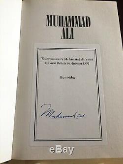 MUHAMMAD ALI original signed book His Life & Times FIRST EDITION 1991
