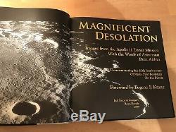 Magnificent Desolation limited Edition book Signed By Buzz Aldrin