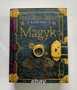Magyk Septimus Heap Book 1 Angie Sage 1st Edition, 1st Print, Signed New HB
