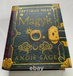 Magyk Septimus Heap Book 1 Angie Sage 1st Edition, 1st Print, Signed New HB