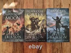 Malazan 1-3 Broken Binding Signed Limited Edition