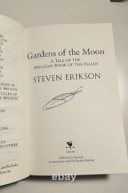 Malazan Book Of The Fallen (Books 1-3) SIGNED THE BROKEN BINDING