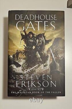 Malazan Book Of The Fallen (Books 1-3) SIGNED THE BROKEN BINDING