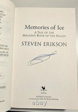 Malazan Book Of The Fallen (Books 1-3) SIGNED THE BROKEN BINDING