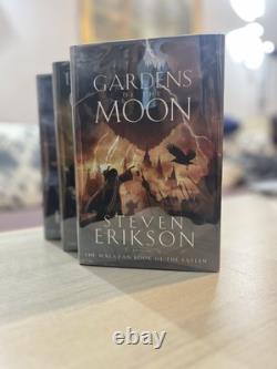 Malazan Book of the Fallen The Broken Binding Hardcover (Books 1-3) Signed