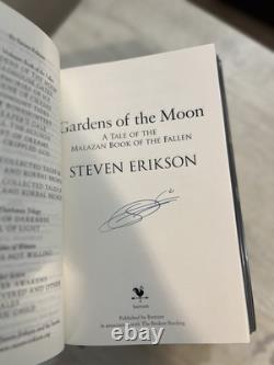 Malazan Book of the Fallen The Broken Binding Hardcover (Books 1-3) Signed