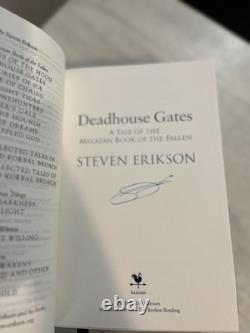 Malazan Book of the Fallen The Broken Binding Hardcover (Books 1-3) Signed