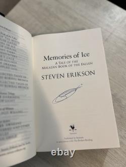 Malazan Book of the Fallen The Broken Binding Hardcover (Books 1-3) Signed